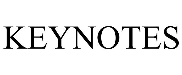 Trademark Logo KEYNOTES