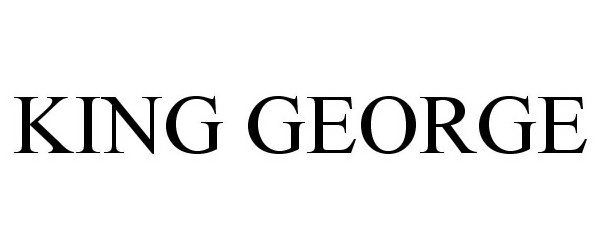 Trademark Logo KING GEORGE