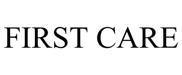 Trademark Logo FIRST CARE