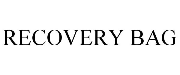 Trademark Logo RECOVERY BAG