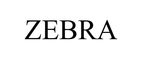 Trademark Logo ZEBRA