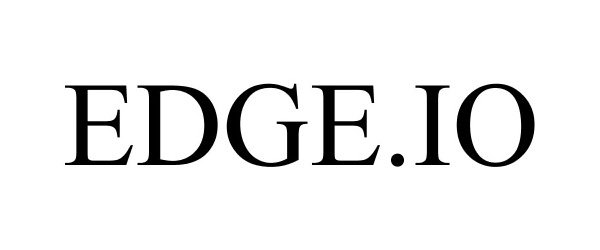 Trademark Logo EDGE.IO