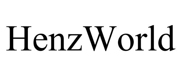 Trademark Logo HENZWORLD