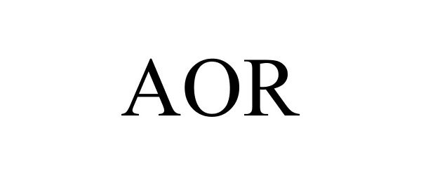 Trademark Logo AOR