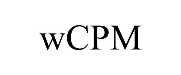 Trademark Logo WCPM