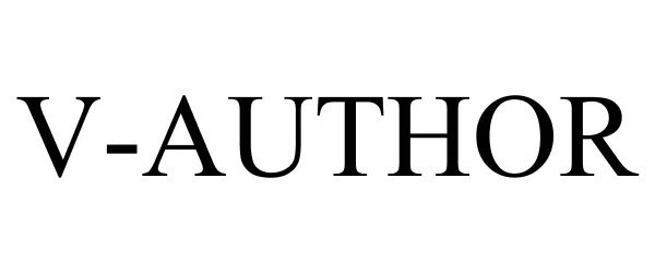 Trademark Logo V-AUTHOR