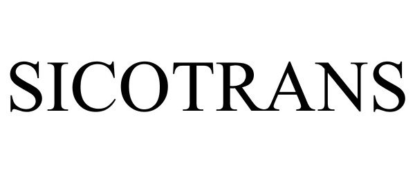 Trademark Logo SICOTRANS