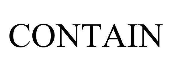 Trademark Logo CONTAIN