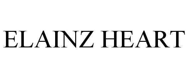 Trademark Logo ELAINZ HEART