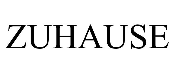 Trademark Logo ZUHAUSE