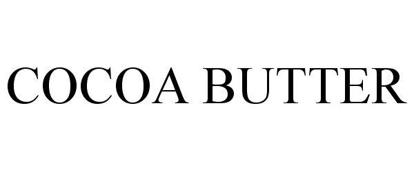 Trademark Logo COCOA BUTTER