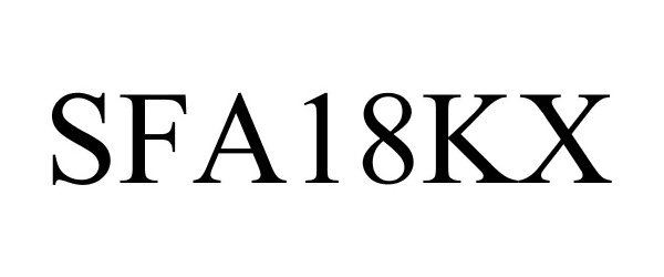 Trademark Logo SFA18KX