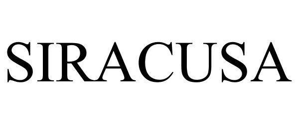 Trademark Logo SIRACUSA