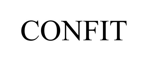 Trademark Logo CONFIT