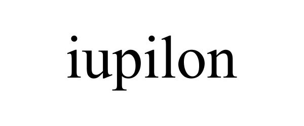 Trademark Logo IUPILON