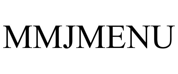 Trademark Logo MMJMENU