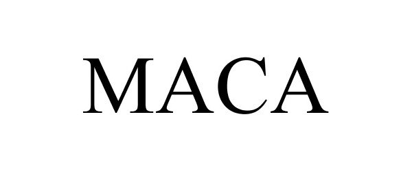 Trademark Logo MACA