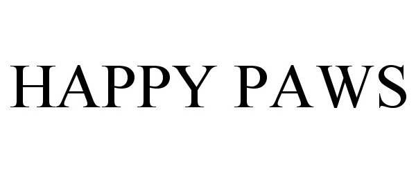 Trademark Logo HAPPY PAWS