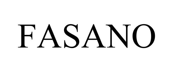 Trademark Logo FASANO