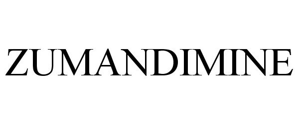 Trademark Logo ZUMANDIMINE