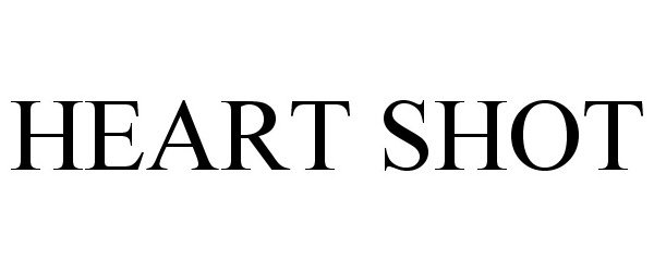 Trademark Logo HEART SHOT