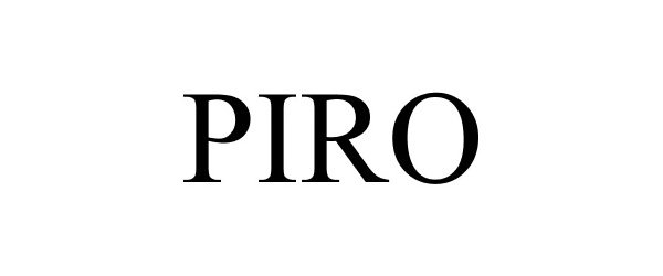 Trademark Logo PIRO