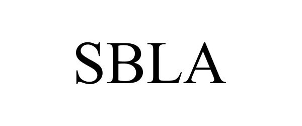 Trademark Logo SBLA