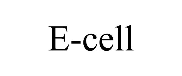 Trademark Logo E-CELL