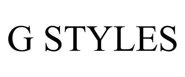 Trademark Logo G STYLES