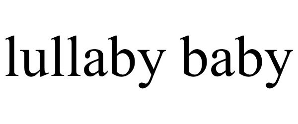 Trademark Logo LULLABY BABY