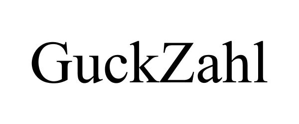 Trademark Logo GUCKZAHL