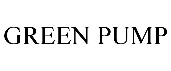 Trademark Logo GREEN PUMP