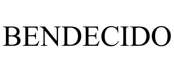 Trademark Logo BENDECIDO