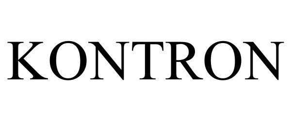 Trademark Logo KONTRON