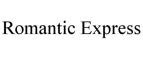 Trademark Logo ROMANTIC EXPRESS