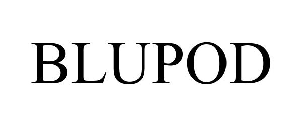 Trademark Logo BLUPOD
