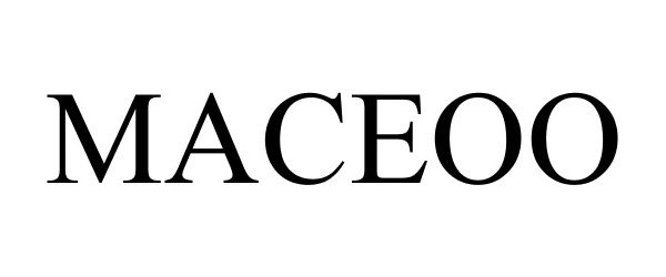 Trademark Logo MACEOO