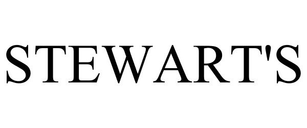 Trademark Logo STEWART'S