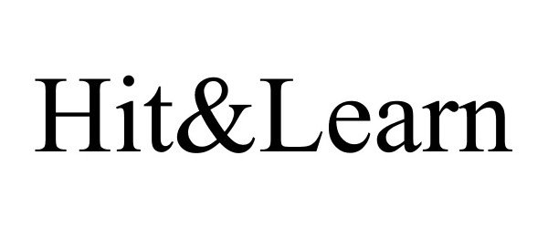 Trademark Logo HIT&LEARN