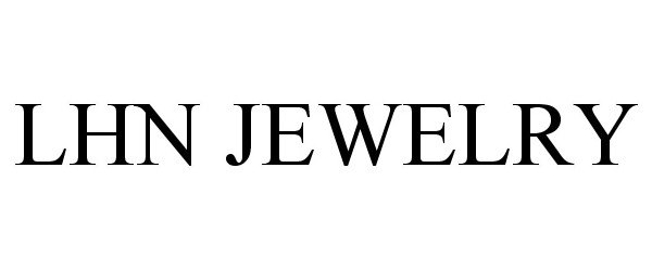 Trademark Logo LHN JEWELRY