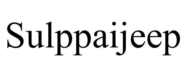 Trademark Logo SULPPAIJEEP