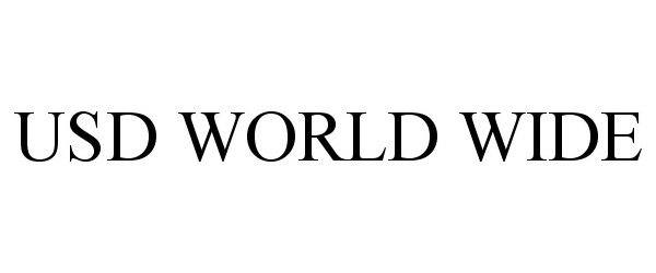 Trademark Logo USD WORLD WIDE