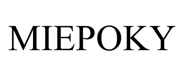 Trademark Logo MIEPOKY