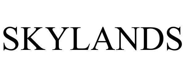 Trademark Logo SKYLANDS