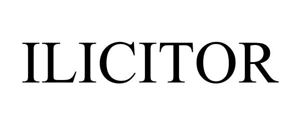 Trademark Logo ILICITOR