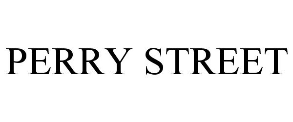 Trademark Logo PERRY STREET