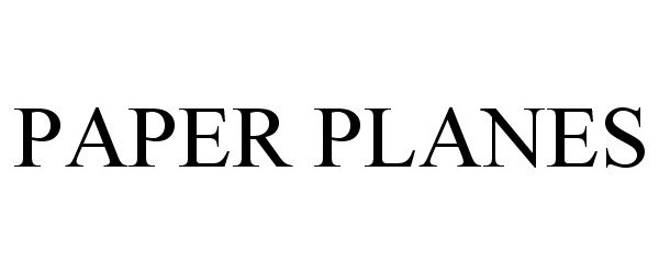 Trademark Logo PAPER PLANES