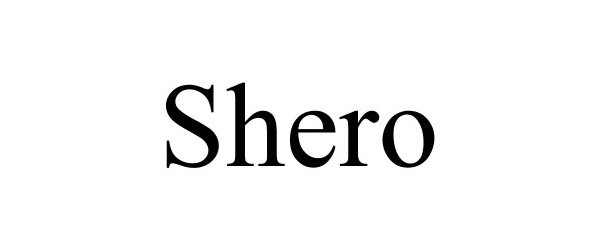 Trademark Logo SHERO
