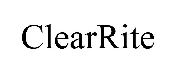 Trademark Logo CLEARRITE