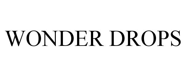 Trademark Logo WONDER DROPS